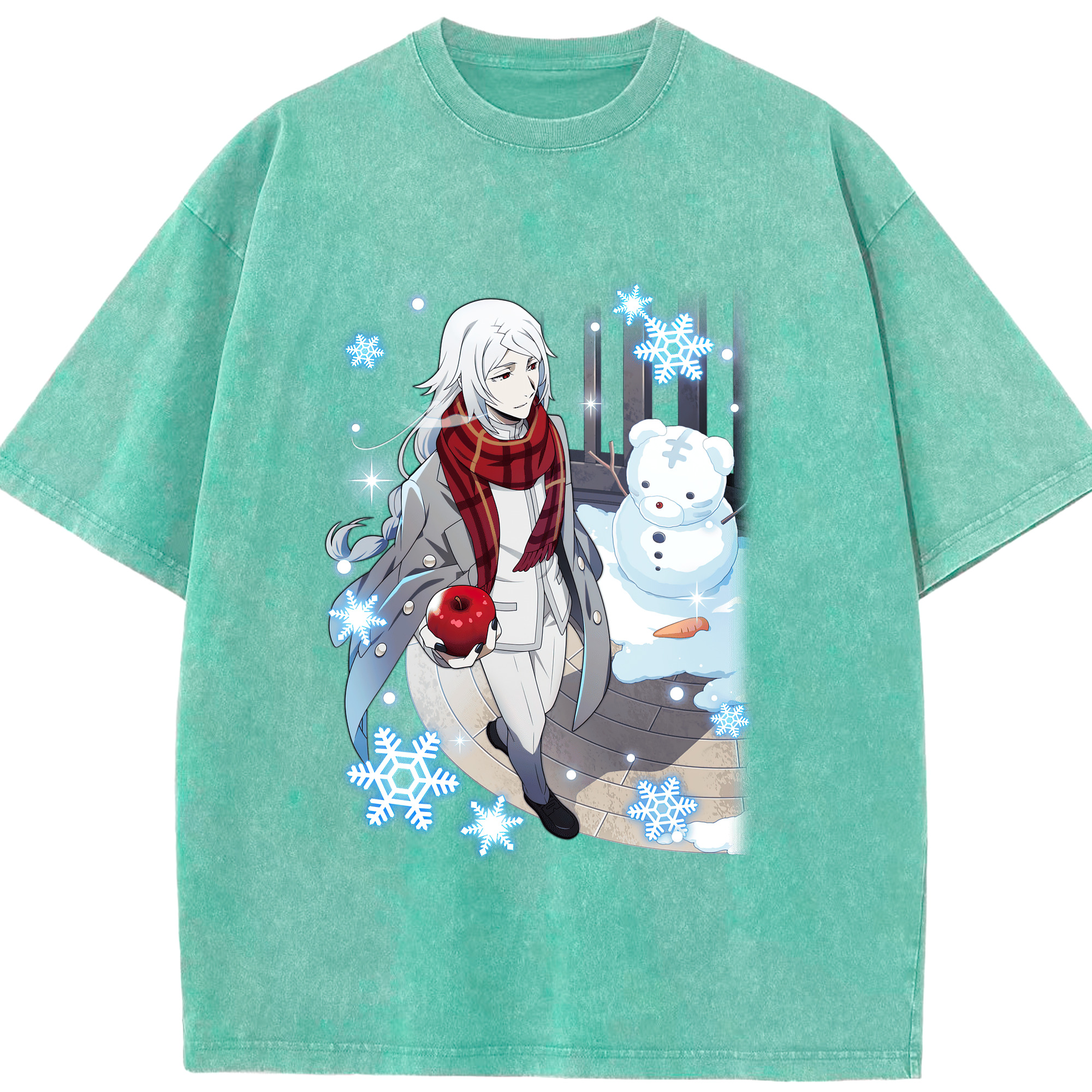 （画像用） 文豪ストレイドッグス Bungo Stray Dogs 綿100% ヴィンテージ風 半袖Tシャツ（フロントプリント）